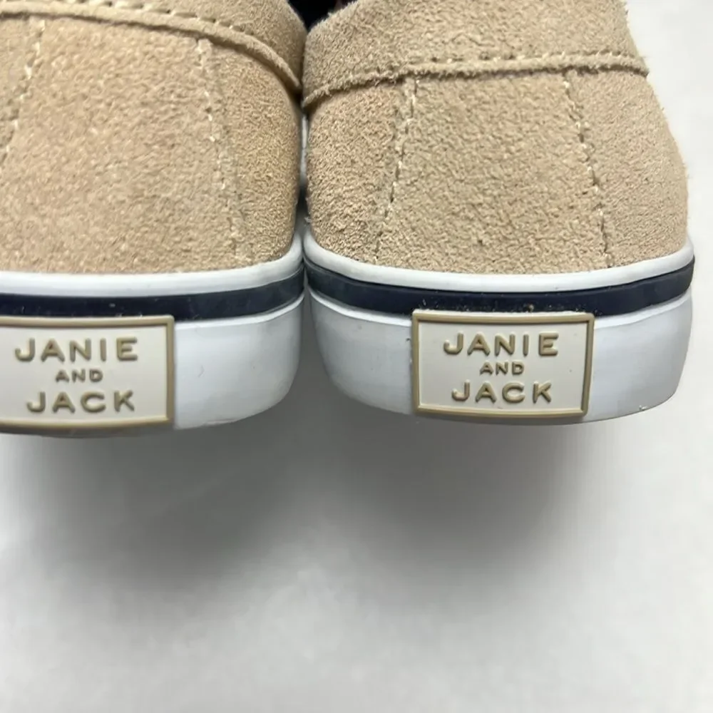 Janie and Jack 100048923 Tan Suede Penny Loafer Sneaker NWT